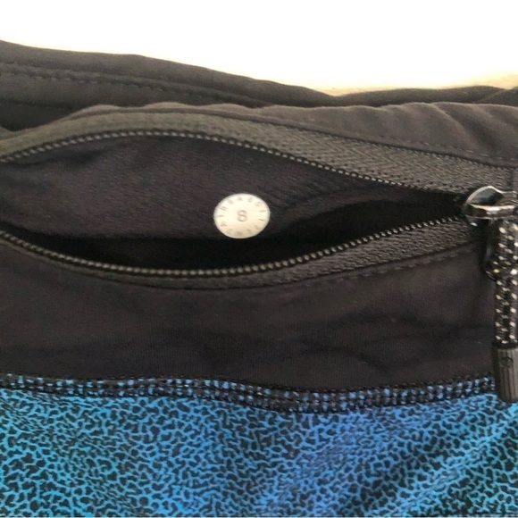 LULULEMON Speed Short (4-way Stretch 2.5") Super Natural Blue Multi - Picture 5 of 7